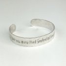 Women's 925 Sterling Silver 13 MM Wide Cuff Bracelet 8" Round Love Gift