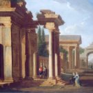 nicolo codazzi - A CAPRICCIO OF CLASSICAL RUINS