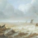 Pieter Van Der Croos - SHIPPING IN A STIFF BREEZE