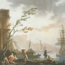 maseilles - PORT WITH FISHERMEN LOADING