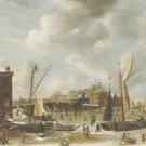 Abraham beerstraten - THE NIEUWE BRUG , TOWNSFOLK SKATING