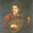 Sir Antony Van Dyck - BOY PLAYING A LUTE