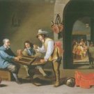 Cornelis Mahu - BACKGAMMON PLAYERS