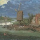 Pieter Gysels - LANDING STAGE AND WINDMILL