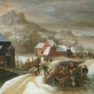Jacob Grimmer - SOLDIERS IN A VILLAGE