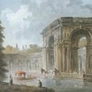 Hubert Robert  - LA PIECE D`EAU