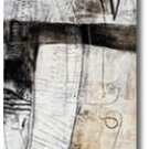 IRON ON PAPER , BIG ABSTRACT OIL PAINTING FOR HOME
