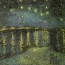 STARRY NIGHT OVER THE RHONE - Vincent Van Gogh paintings
