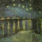 STARRY NIGHT OVER THE RHONE - Vincent Van Gogh paintings