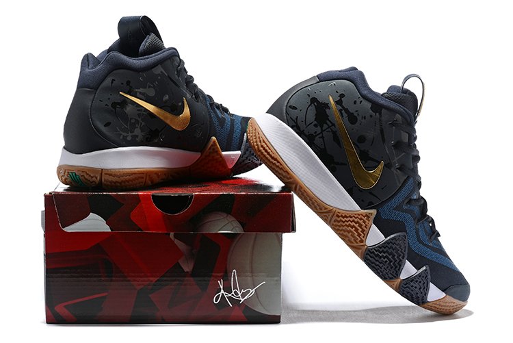 kyrie 4 blue gold