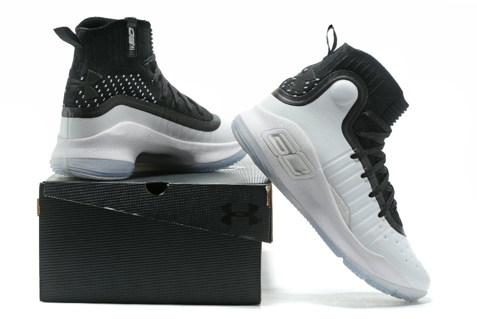 stephen curry shoes white and black