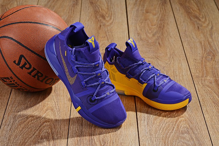 kobe bryant shoes purple yellow