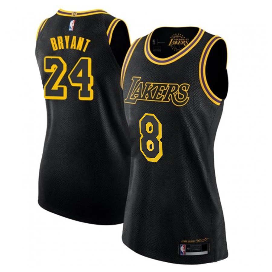 Women's #8 #24 Kobe Bryant Los Angeles Lakers Black Mamba ... Women's #8 #24 Kobe Bryant Los Angeles Lakers Black Mamba ...