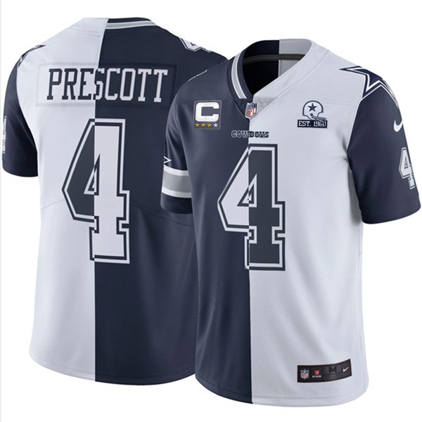 Dak Prescott #4 Dallas Cowboys Navy Blue NFL Limited Jerseys