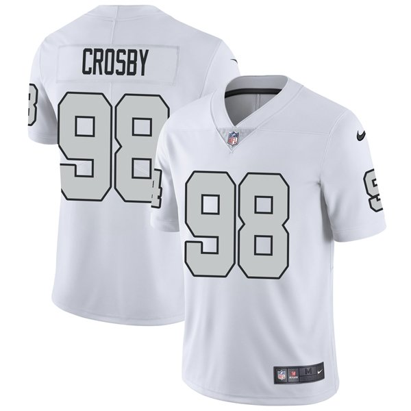 Men's #98 Maxx Crosby Las Vegas Raiders Color Rush Jersey Limited - All ...