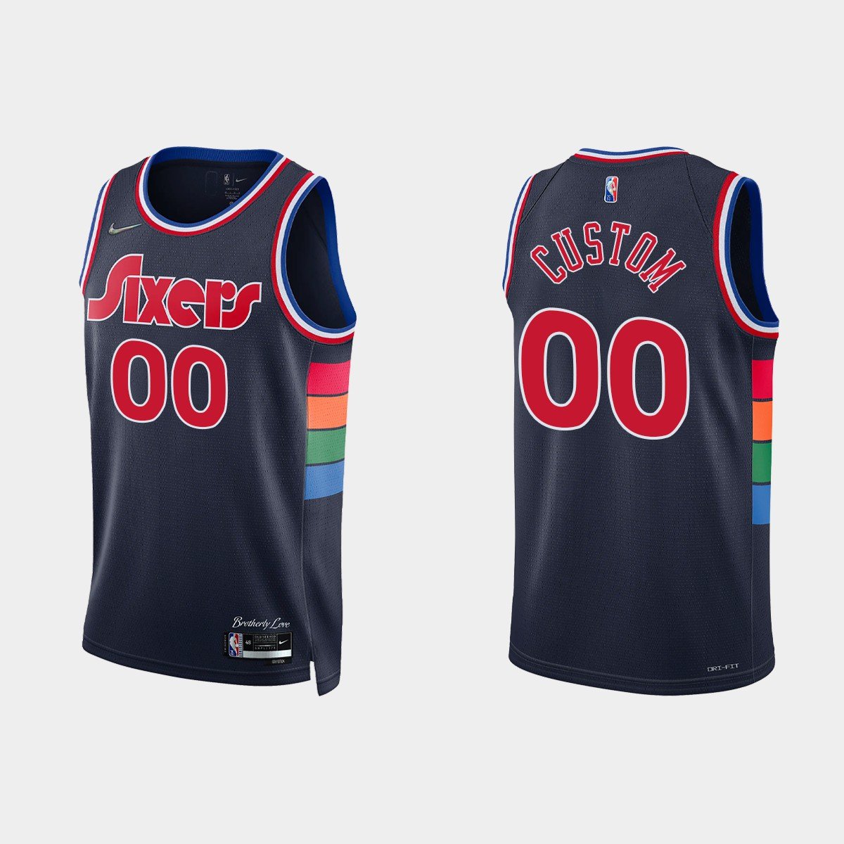 sixers 75th anniversary jersey