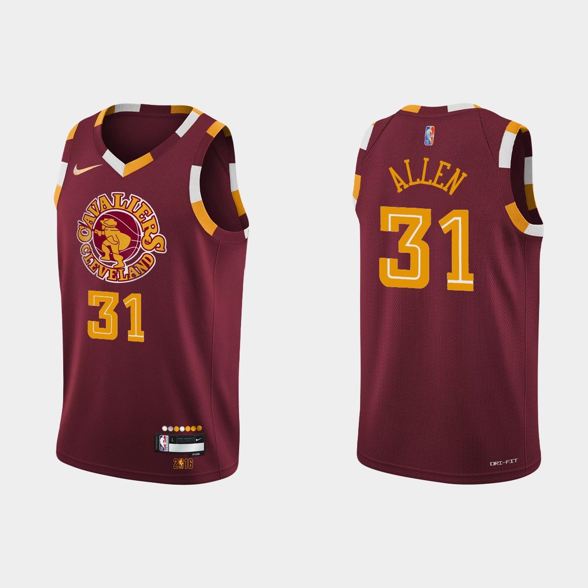 WINE] Jarrett Allen Icon Swingman Jersey