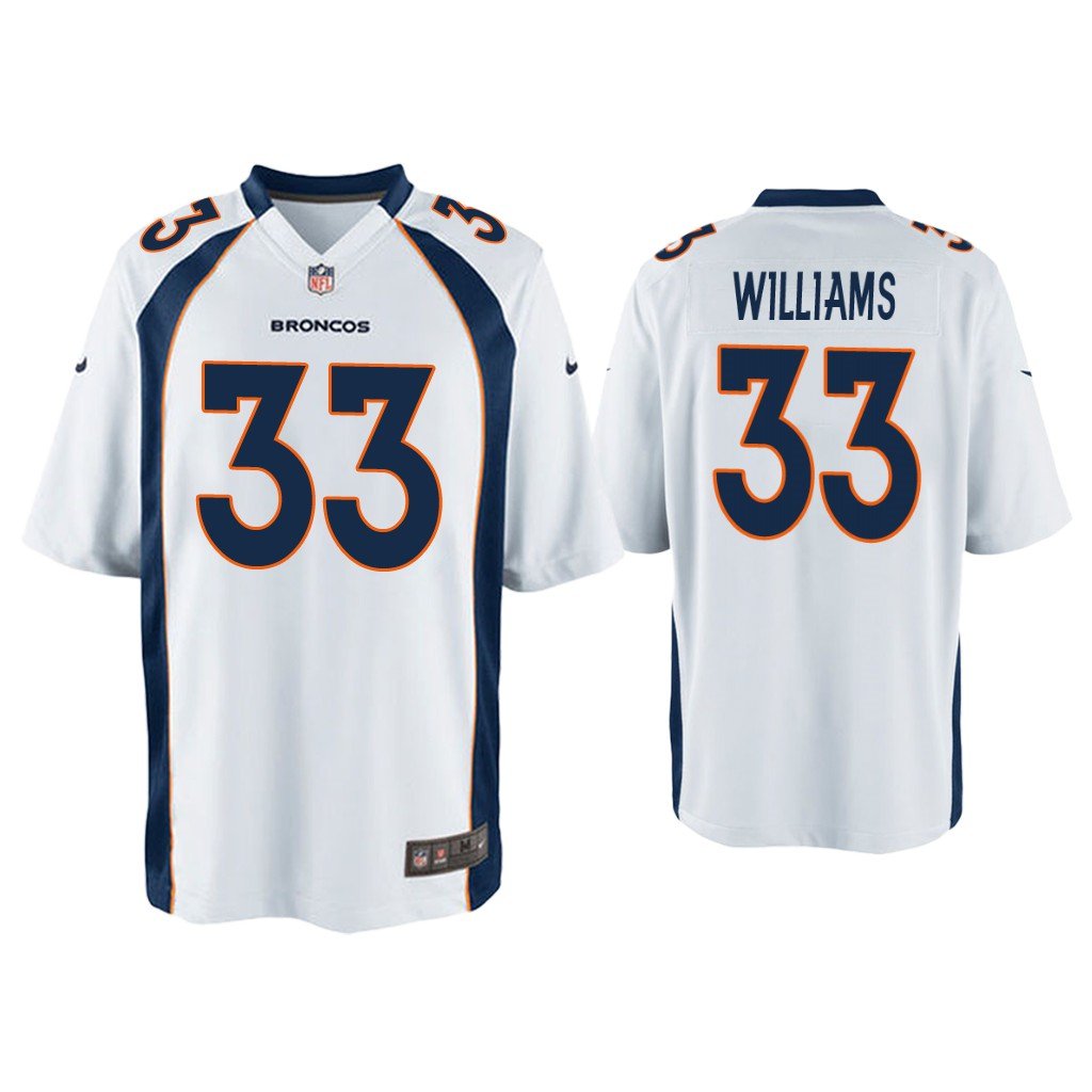 Denver Broncos Custom Name and Number Jersey – All Stitched