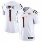 Youth's #1 Ja’Marr Chase Cincinnati Bengals Super Bowl LVI Jersey ...