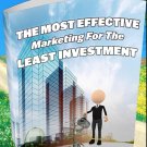 The Most Effective Marketing For The Least Amount of Money