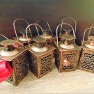 Set of 10 Bronze Mini Lanterns