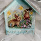 Decoupage Key House Hanger Easter Gift Idea