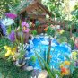 Big Fairy House with Fairy swan pond