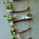 Decorative Rope Ladder with Flowers and Doves/Wedding Decoration