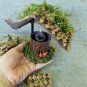 Fairy Set Pinecone Wishing Well,Pinecone Bridge and pinecone chair