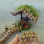 Fairy Set Pinecone Wishing Well,Pinecone Bridge and pinecone chair