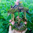 Fairy Garden Gazebo, Dollhouse Gazebo, Fairy Accessories, Fairy furniture, Fairy house