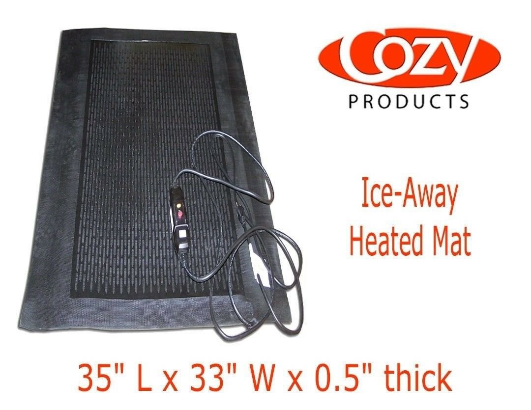 Outdoor Heated Mat COZY IceAway Safety Melting Mat ICESNOW 240 Watts