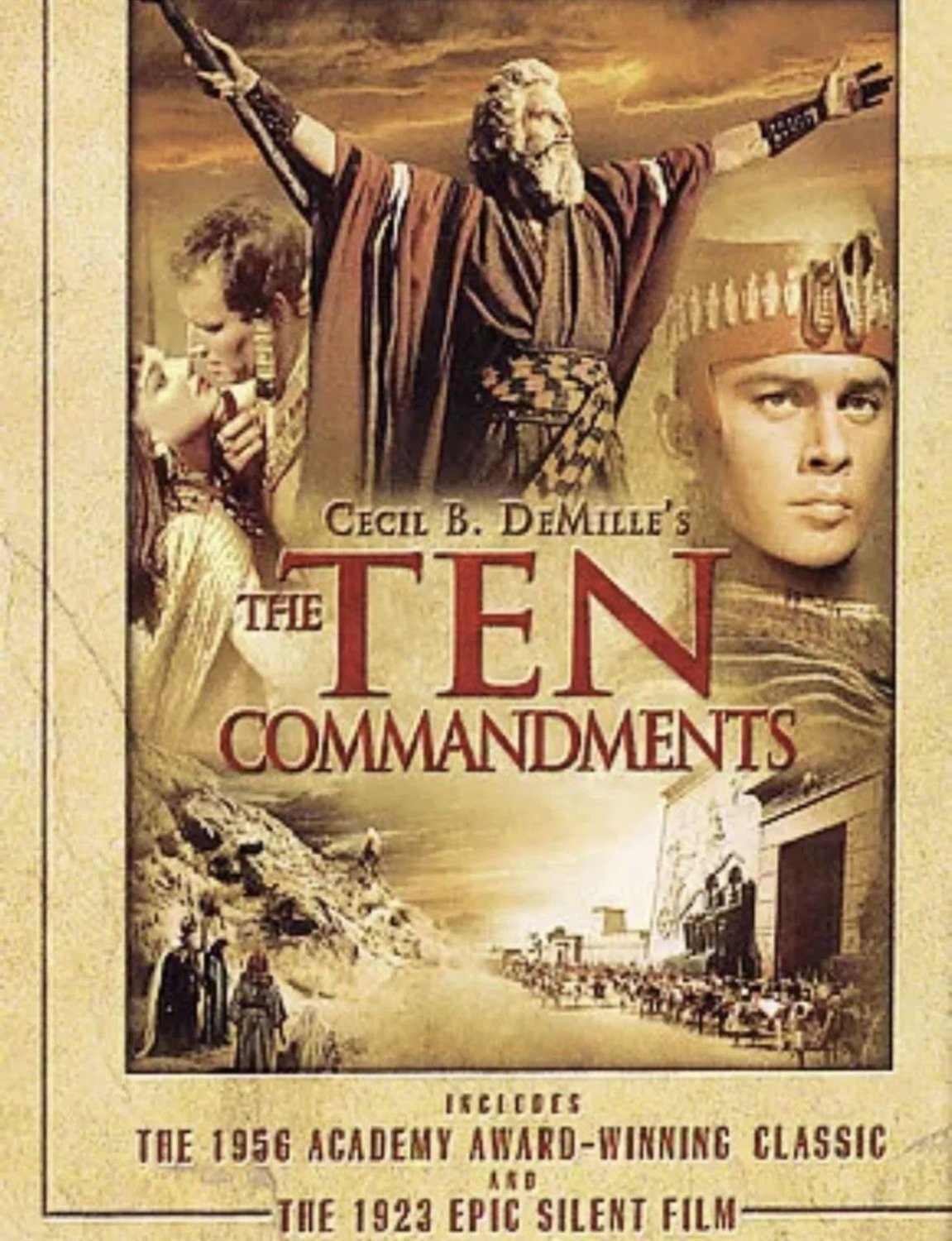 The Ten Commandments 50th Anniversary Collection Dvd 2006 3 Disc Set 0743