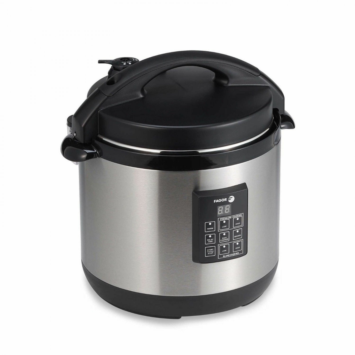 Fagor 6 Quart Electric Pressure Cooker 670040230 Silver 1000w