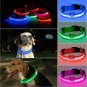 Nylon LED Pet Dog Collar Light Up Dog Leash Collar Night Safety Brand...