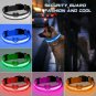 Nylon LED Pet Dog Collar Light Up Dog Leash Collar Night Safety Brand...