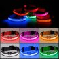 Nylon LED Pet Dog Collar Light Up Dog Leash Collar Night Safety Brand...