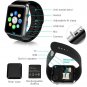 Style Asia Touch Screen Bluetooth Enabled Smart Watch - Black Matte Finish