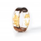 2019 New Design Handmade Wood Resin Ring Jewelry Magic Ring DIY Gift