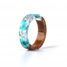 2019 New Design Handmade Wood Resin Ring Jewelry Magic Ring DIY Gift