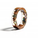 2019 New Design Handmade Wood Resin Ring Jewelry Magic Ring DIY Gift