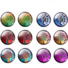 2019 Fashion Plant Life Magic Tree Handmade Crystal Stud Earrings Jewelry 6 pairs