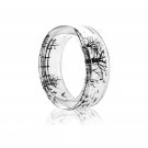 2019 Fashion Handmade Transparent Bat and Trees Resin Rings Scenery Inside