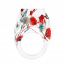 2019 Handmade Jewelry Romantic Geometric Crystal Resin Ring High Finger Band Rings