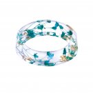 2019 New Fashion Fresh Transparent Dried Flowers Ring Party Jewelry Cute Resin Rings