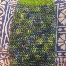 Multi green blue doggy coat