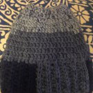Multi blue bun hat