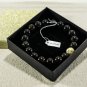 Dark and ivory amber bracelet