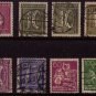 16 RARE GERMANY 1921-1922 USED STAMPS IN VERY GOOD CONDITION