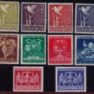 Germany 1941 MH Lot Sc 502-05 Sc 574-77 And Sc584-85 Very Fine